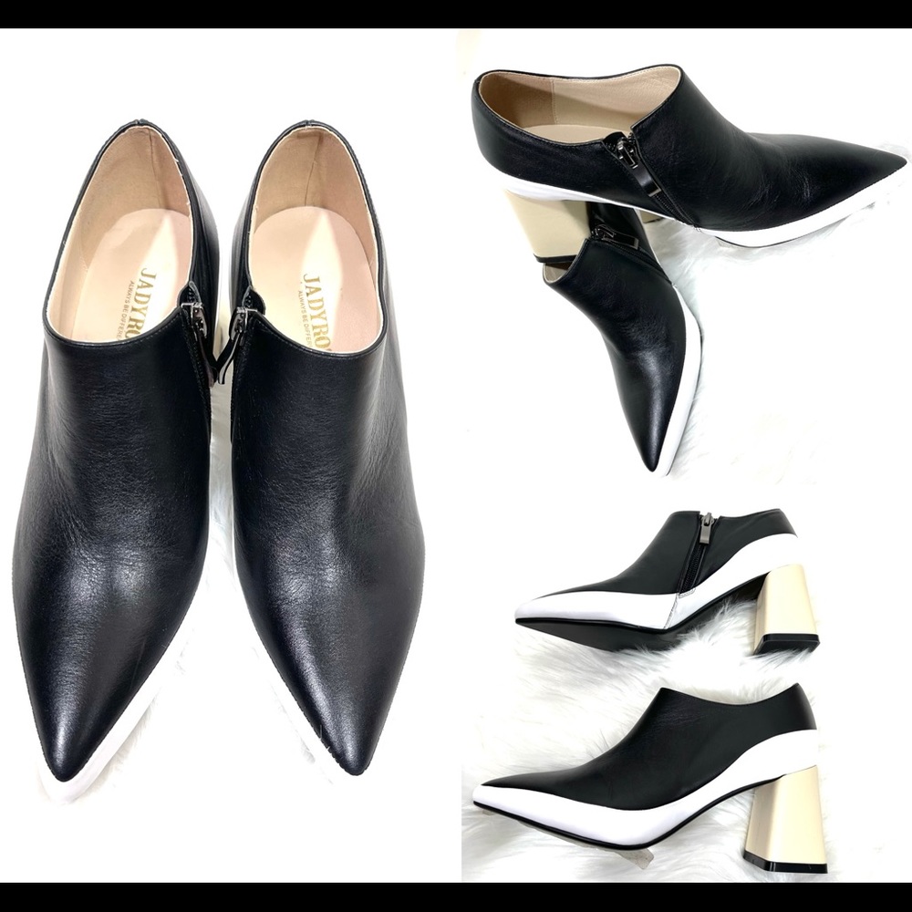 🦋NWOT Jady Rose Pointed heels Shoe black & white size 5.5